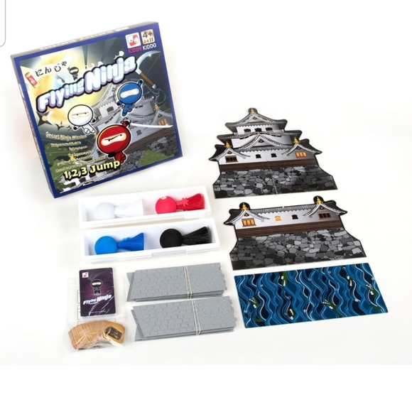 KiddyKiddoUSA Flying Ninja Kids Table top Board Game Trains Motor Skills & Focus - Picture 7 of 11